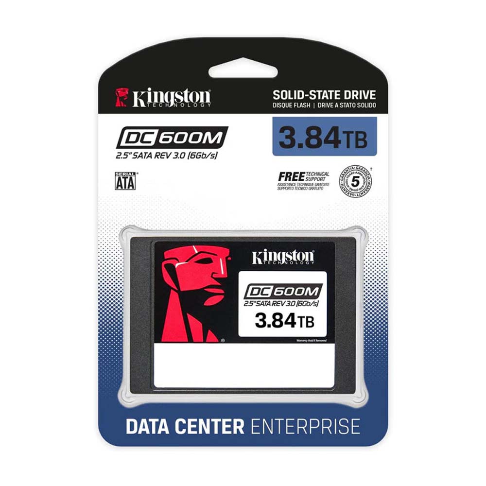 DISCO DURO PARA SERVIDOR Kingston DC 3.84TB SATA SFF SSD