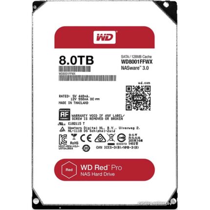 DISCO DURO SATA 3.5 MARCA WESTERN DIGITAL 8TB 64MB